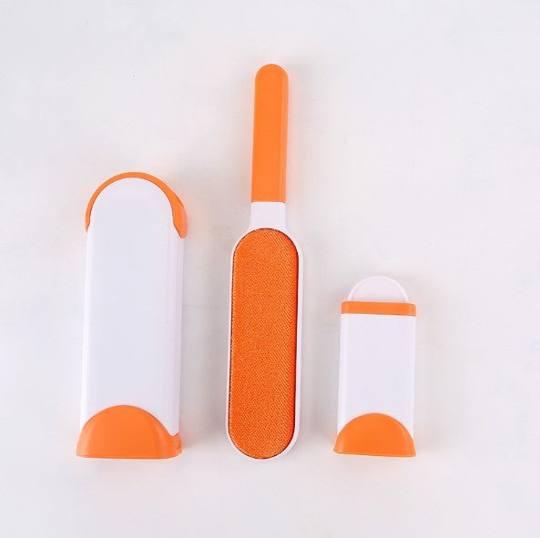 Reusable Pet Hair Remover – Double-Sided Lint Brush with Cleaning Base