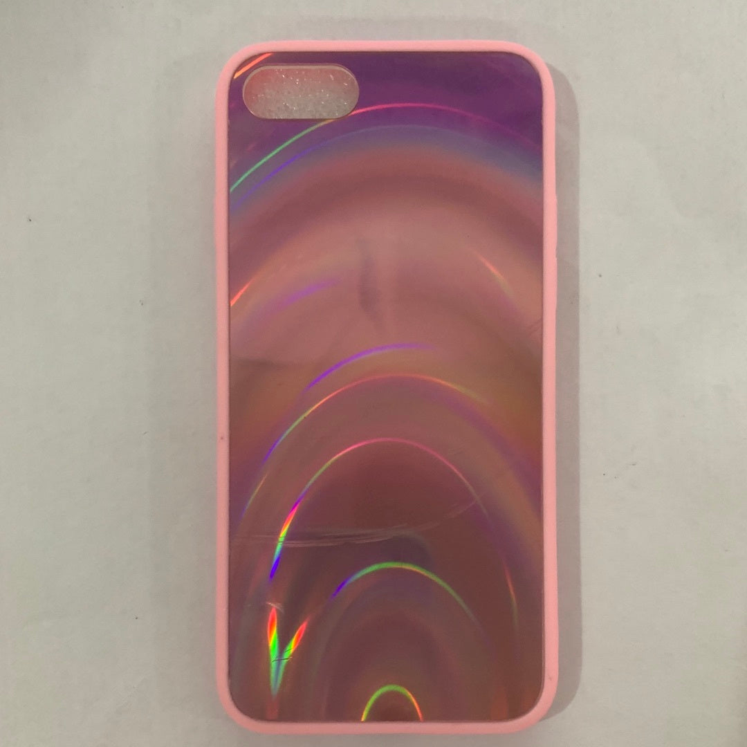 3D Rainbow Glitter Gradient Phone Case – Sparkly Soft Edge Full Cover – phone-case