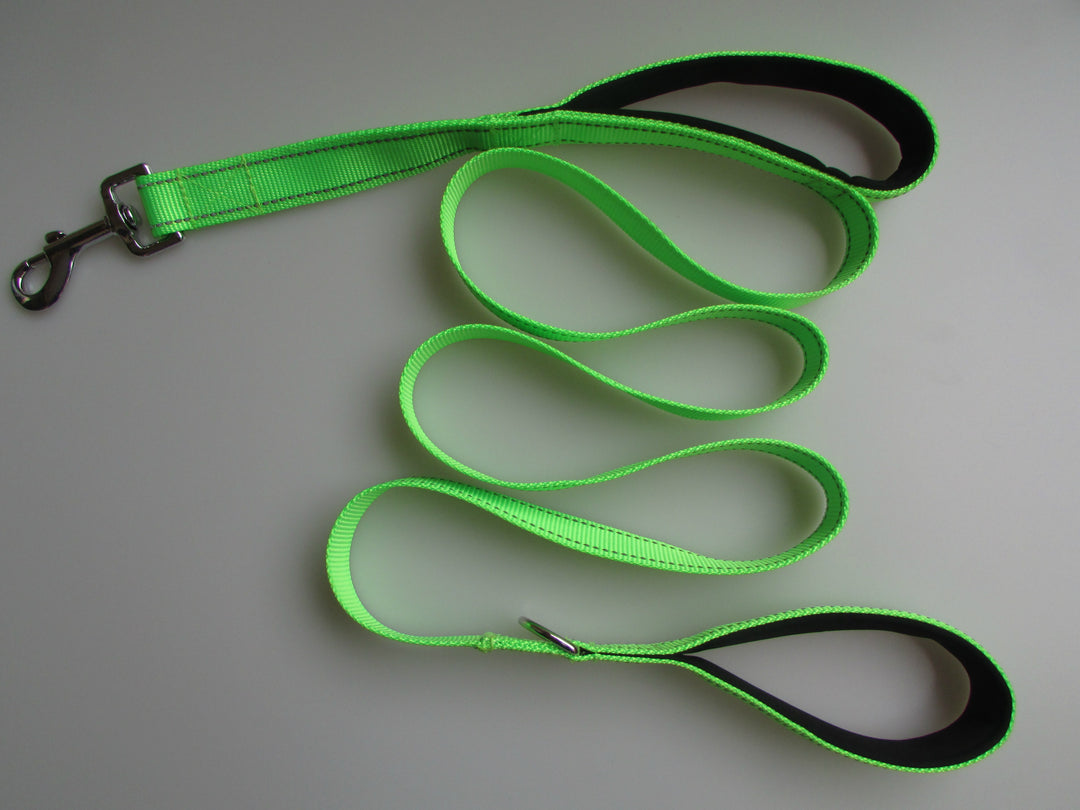 Reflective Dual-Handle Dog Leash – 180cm Safe Control for Day & Night Walks