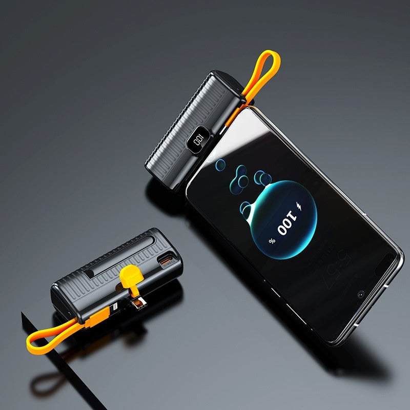 Mini Capsule Power Bank – USB-C or Lightning | Ultra-Portable Emergency Charger