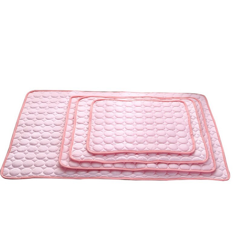 Ice Silk Pet Cooling Pad – Breathable Summer Mat for Dogs & Cats (No Water Needed)