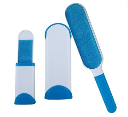 Reusable Pet Hair Remover – Double-Sided Lint Brush with Cleaning Base