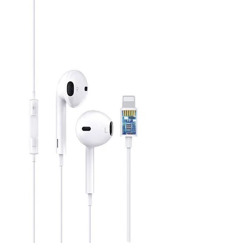 Wired Lightning Earbuds – In-Ear Headphones for iPhone & iPad with Stereo Sound