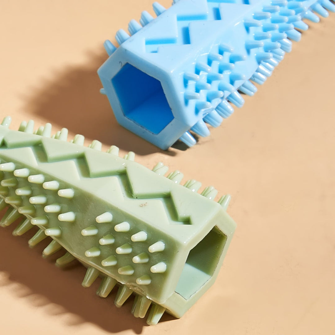 Hexagon Dog Chew Toy – Teeth Cleaning & Anxiety Relief for Puppies
