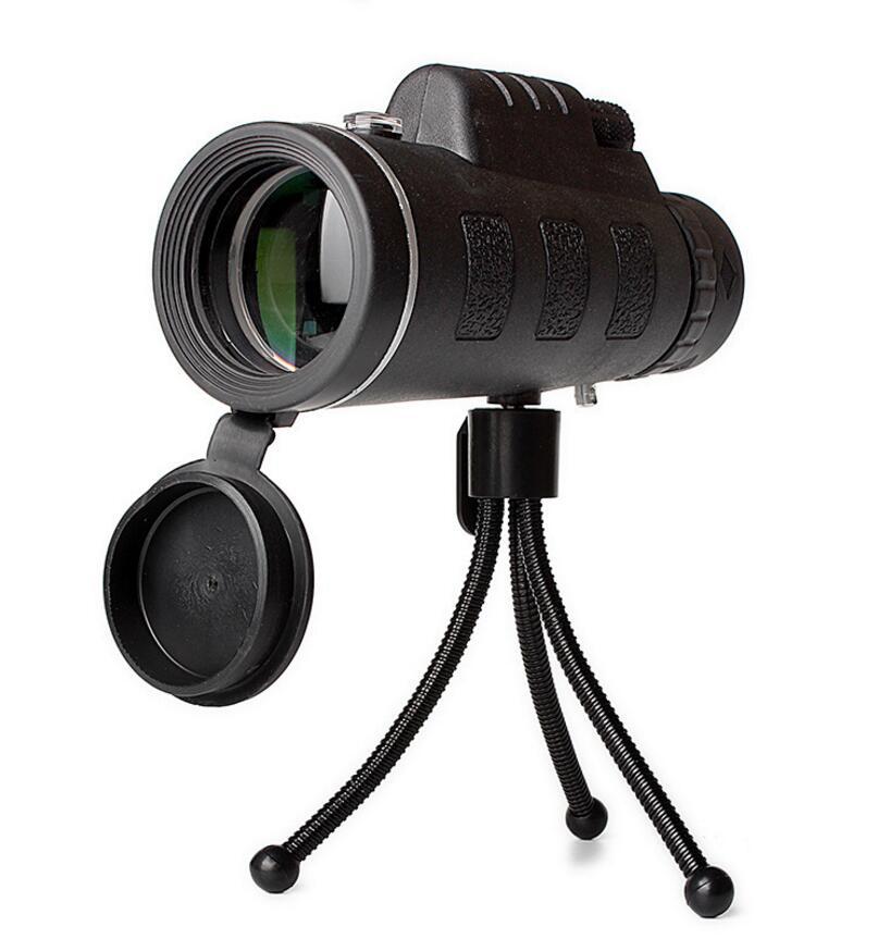 40x60 Monocular Telescope with Tripod & Phone Clip – Outdoor Spotting Scope for iPhone – tech-gadget