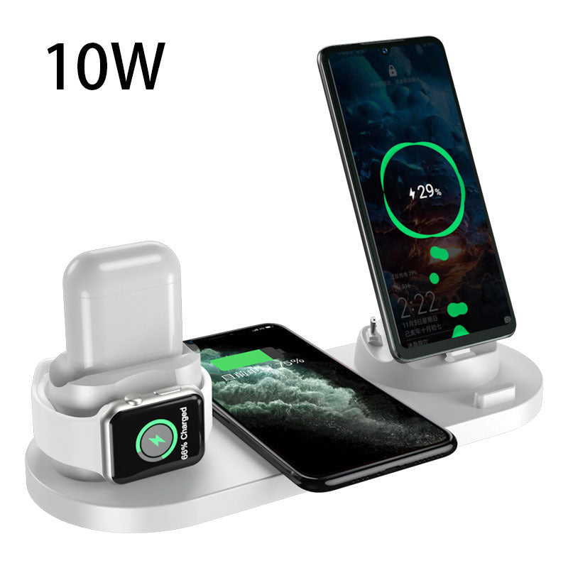 Wireless Charger For IPhone Fast Charger For Phone Fast Charging Pad For Phone Watch 6 In 1 Charging Dock Station - JEFF's Favorite Picks