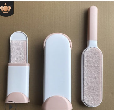 Reusable Pet Hair Remover – Double-Sided Lint Brush with Cleaning Base