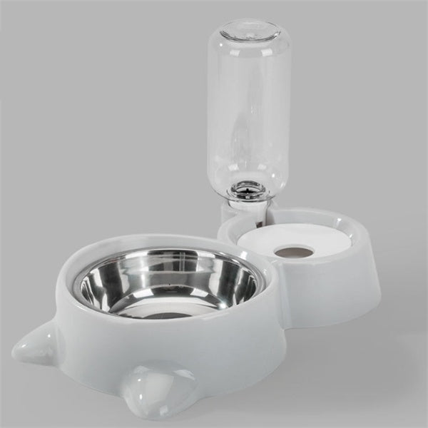Ball-Type Automatic Pet Water Bowl – Spill-Free Stainless Steel Feeder