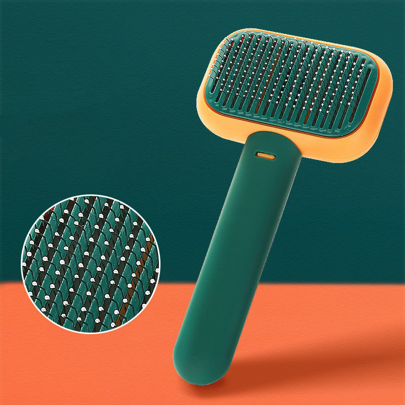 Pet Hairball & Matting Prevention Comb – Massage Brush for Dogs & Cats