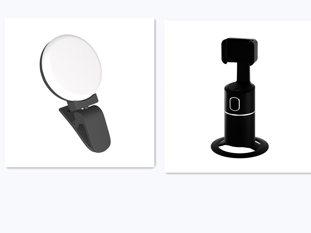 AI Face Tracking Phone Mount – 360° Auto-Tracking Stand for Live Streaming & Vlogging – tech-gadget