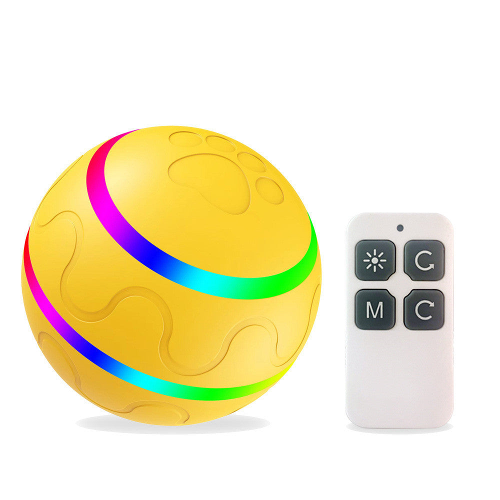 Interactive Smart Rolling Cat Ball Toy – USB Rechargeable | Auto Movement & Remote Control
