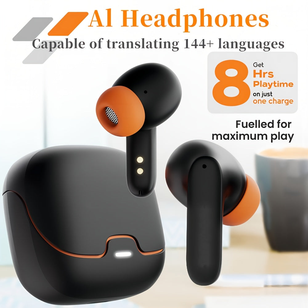 Wireless Translation Earbuds with Noise Cancelling | 550mAh