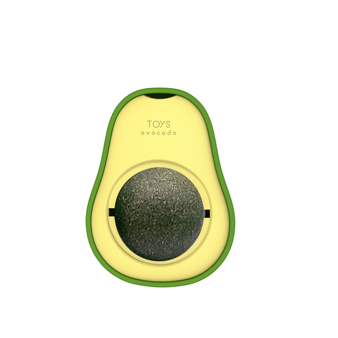 Avocado Catnip Ball Toy with Peppermint – Dental & Digestive Benefits