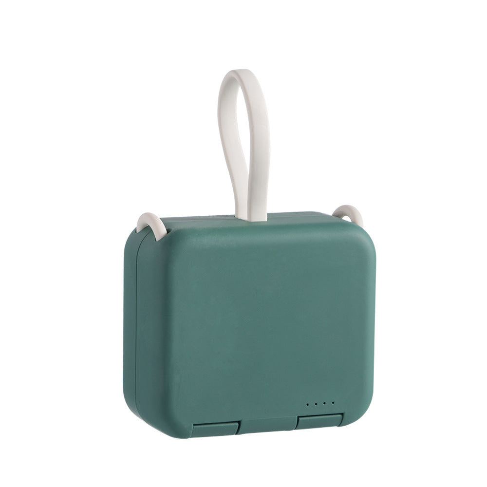 Handbag Clip Power Bank – 4000mAh Portable Charger with Stand & Multi-Port Output