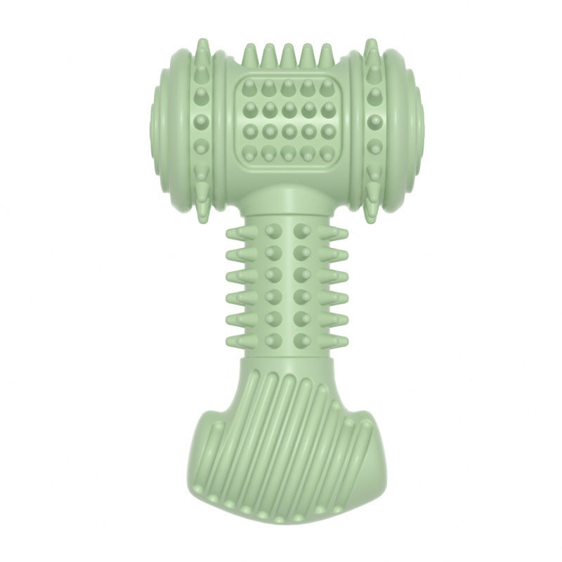 Big Bone Dog Chew Toy for Aggressive Chewers – TPR Dental Cleaning Hammer