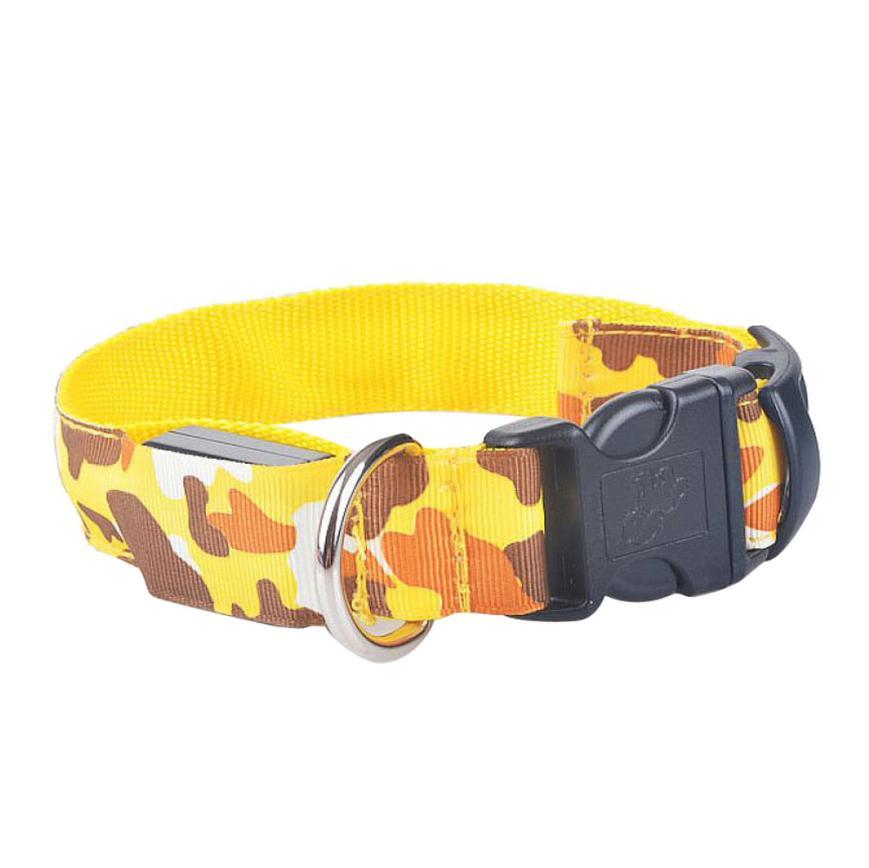 LED Light-Up Dog Collar – USB Safety Night Collar with 3 Flash Modes