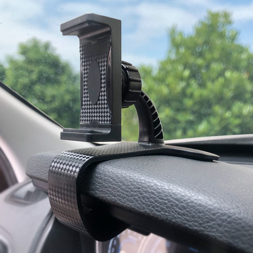 360° Dashboard Car Phone Holder – Universal Stretchable Clip Mount