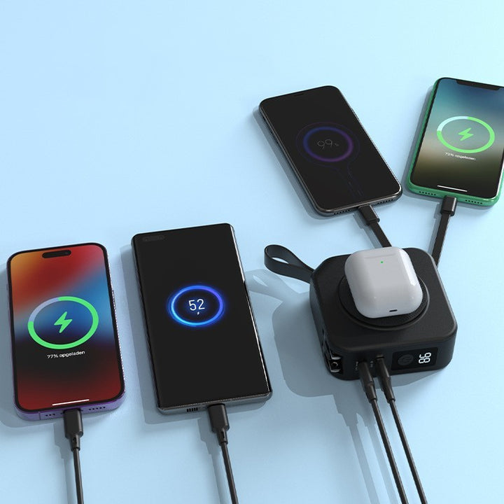 Magnetic Power Bank with International Plug Adapters – Compact & Versatile – power-bank
