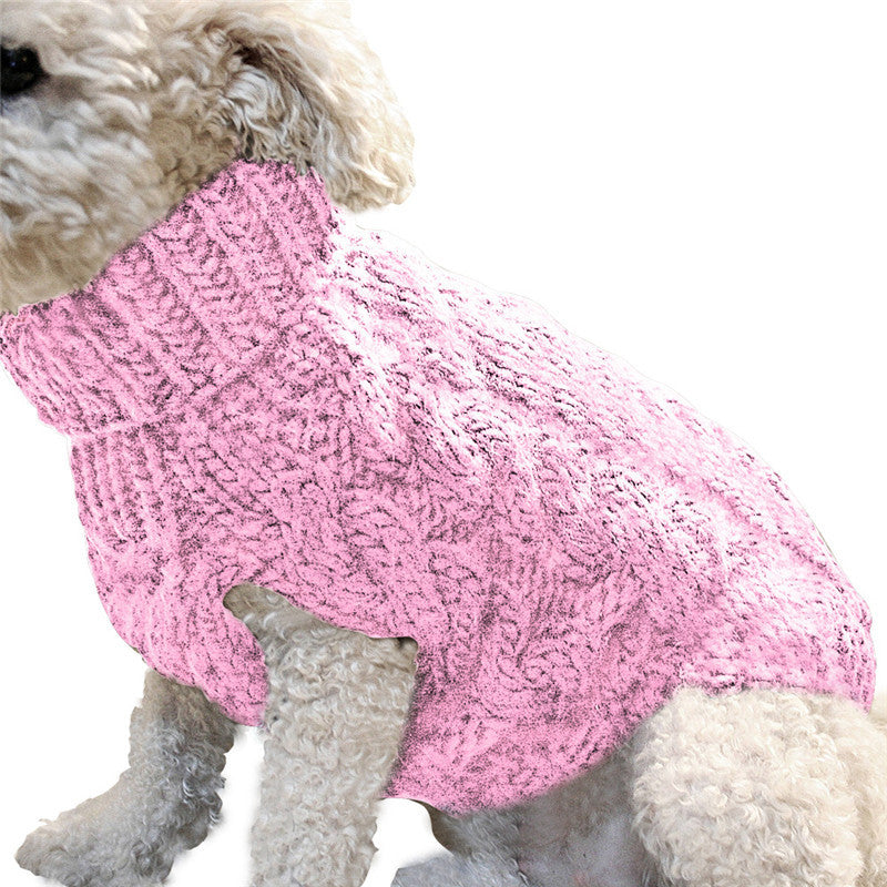 Cozy Acrylic Pet Sweater – Soft Knit for Small Dogs & Cats