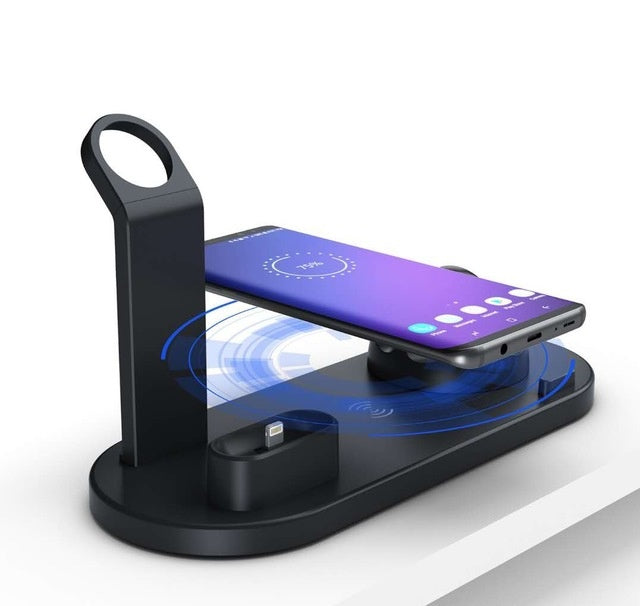 3-in-1 Wireless Charging Dock – Phone, Watch & Earbuds Stand – power-bank