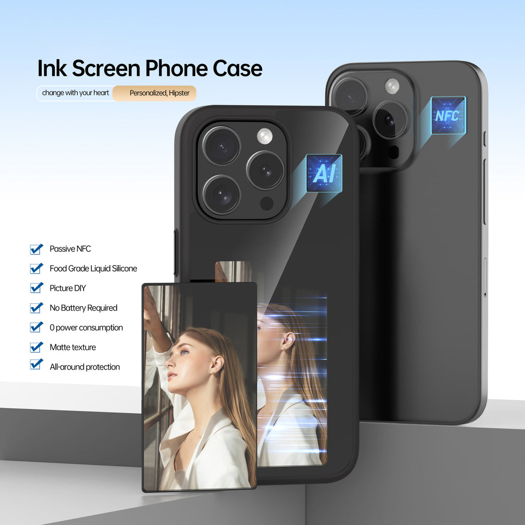 Mirror DIY iPhone Case with Magnetic Suction – TPU Protective Cover
