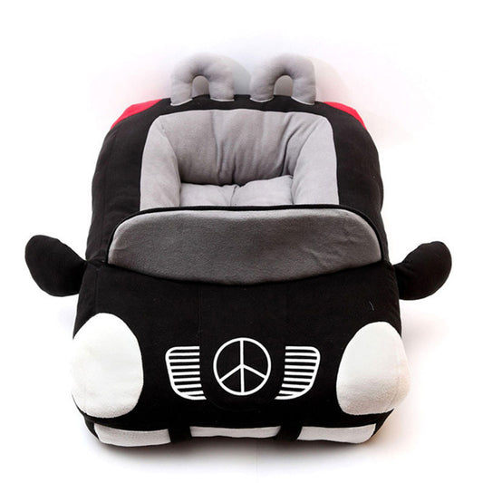 Luxury Car Pet Bed – Cozy Nest for Small Dogs and Cats – grooming kit