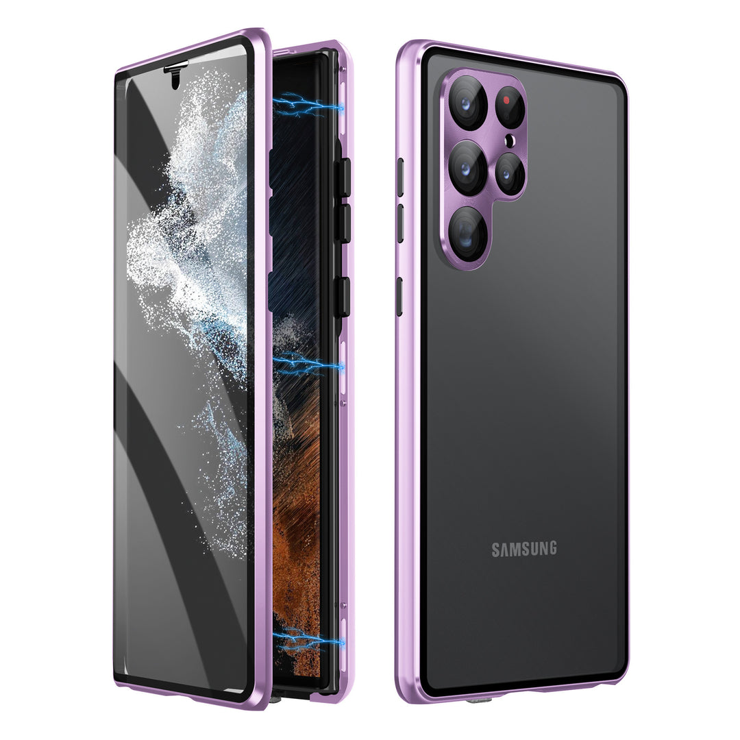 Magnetic Mirror Metal Phone Case – Stylish Shockproof Cover for Android Phones