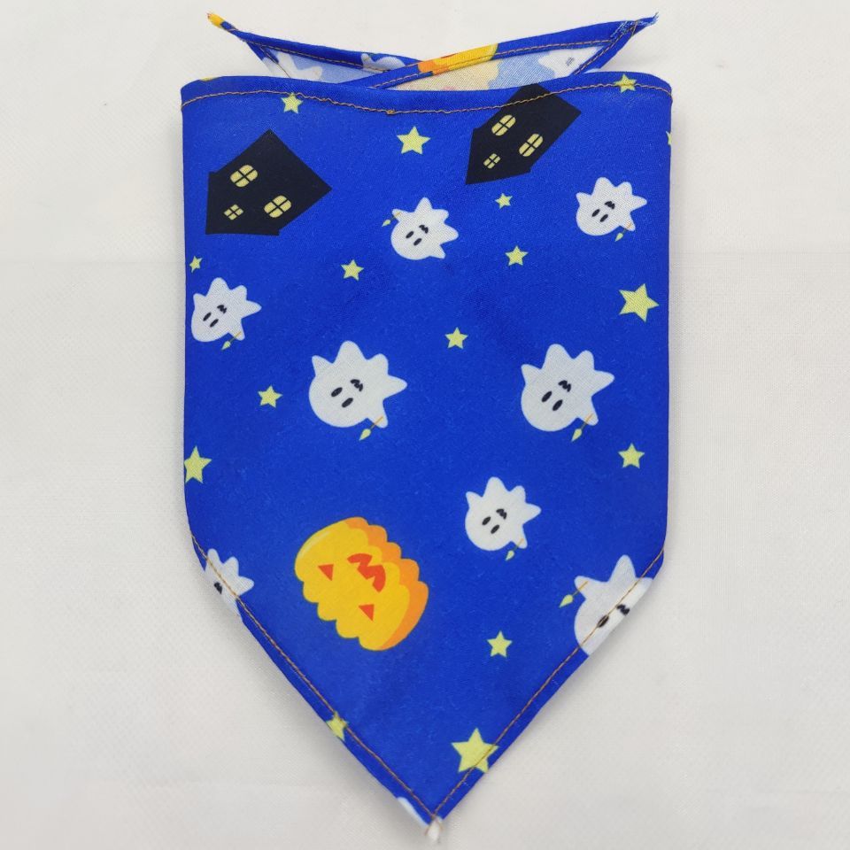 Tie-Dye Pet Bandana – Soft Polyester Dog & Cat Scarf