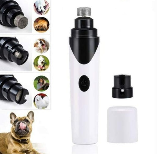 USB Pet Nail Grinder – Quiet, Safe, Rechargeable Grooming Tool for Cats & Dogs