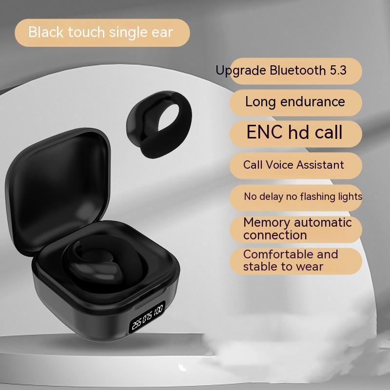Bluetooth 5.3 LED Ear Clip Wireless Earbuds