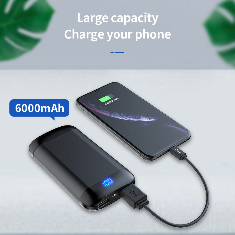 TWS Wireless Earbuds – HiFi Bluetooth 5.0 with 6000mAh Charging Case & Noise Reduction