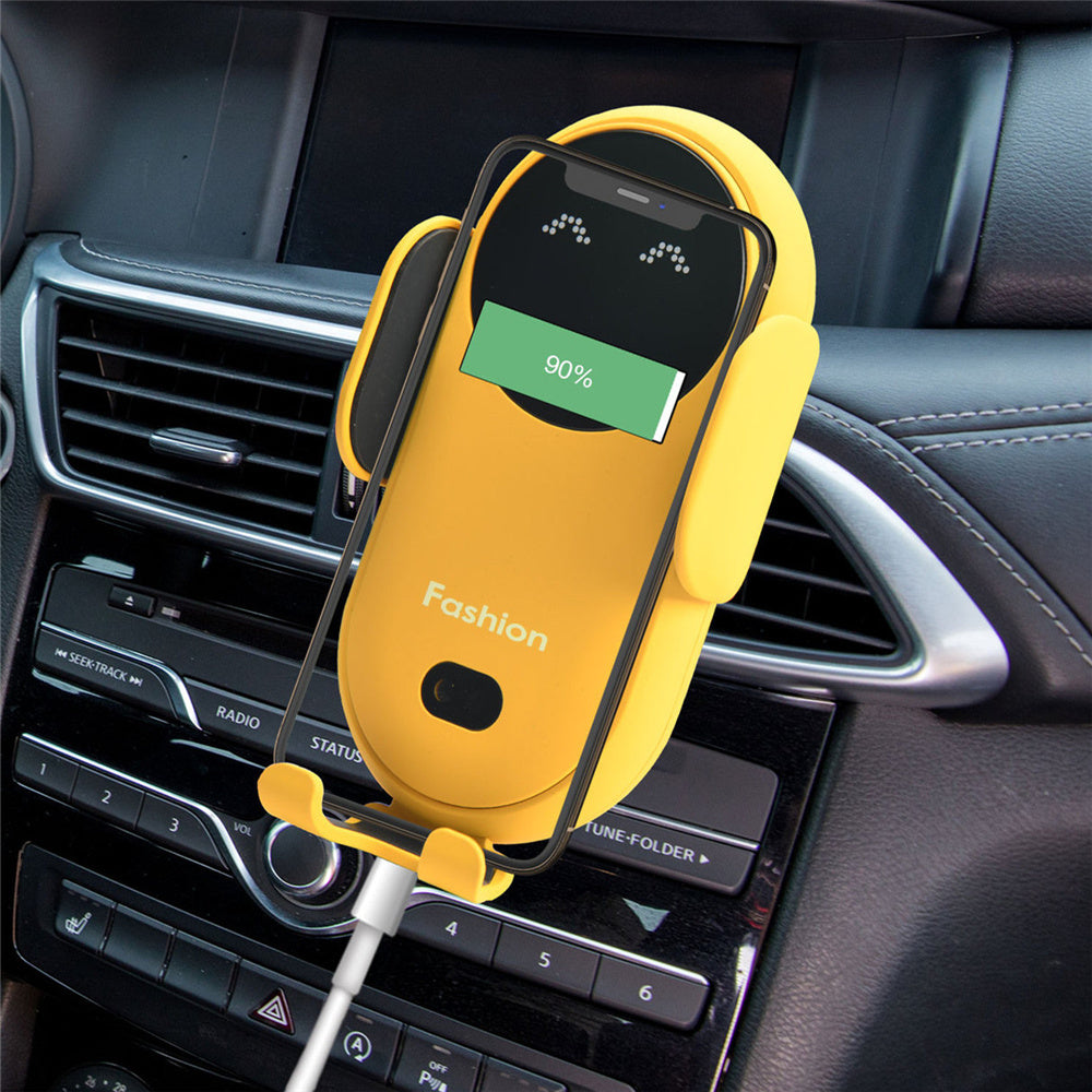 Infrared Sensor Wireless Car Charger – Auto-Clamp Phone Mount Holder - JEFF's Favorite Picks