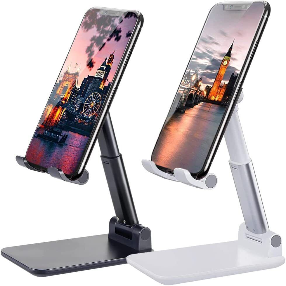 Foldable Phone & Tablet Stand – Adjustable Desktop Holder for Desk Use - JEFF's Favorite Picks