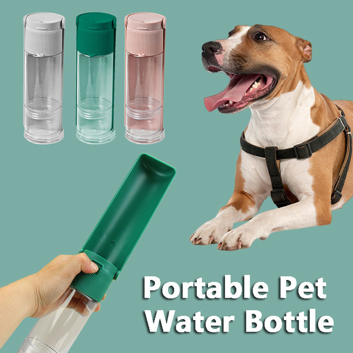 2-in-1 Portable Dog Water Bottle with Food Container – Travel Water Dispenser for Pets – grooming kit