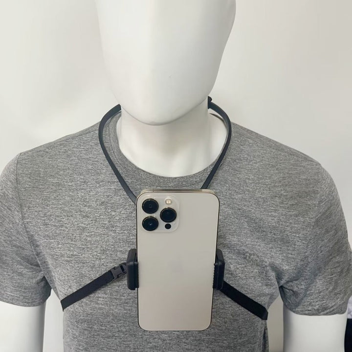 Universal Neck Hanging Phone Holder – Hands-Free Adjustable Bracket for All Smartphones – phone-stand