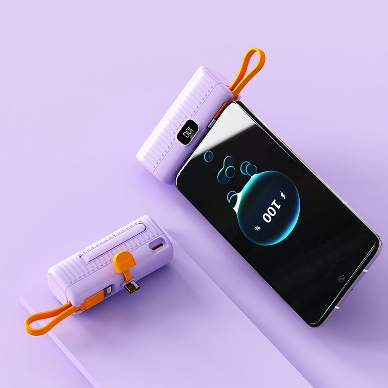 Mini Capsule Power Bank – USB-C or Lightning | Ultra-Portable Emergency Charger