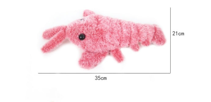 Electric Jumping Lobster Cat Toy | USB Rechargeable Plush Toy