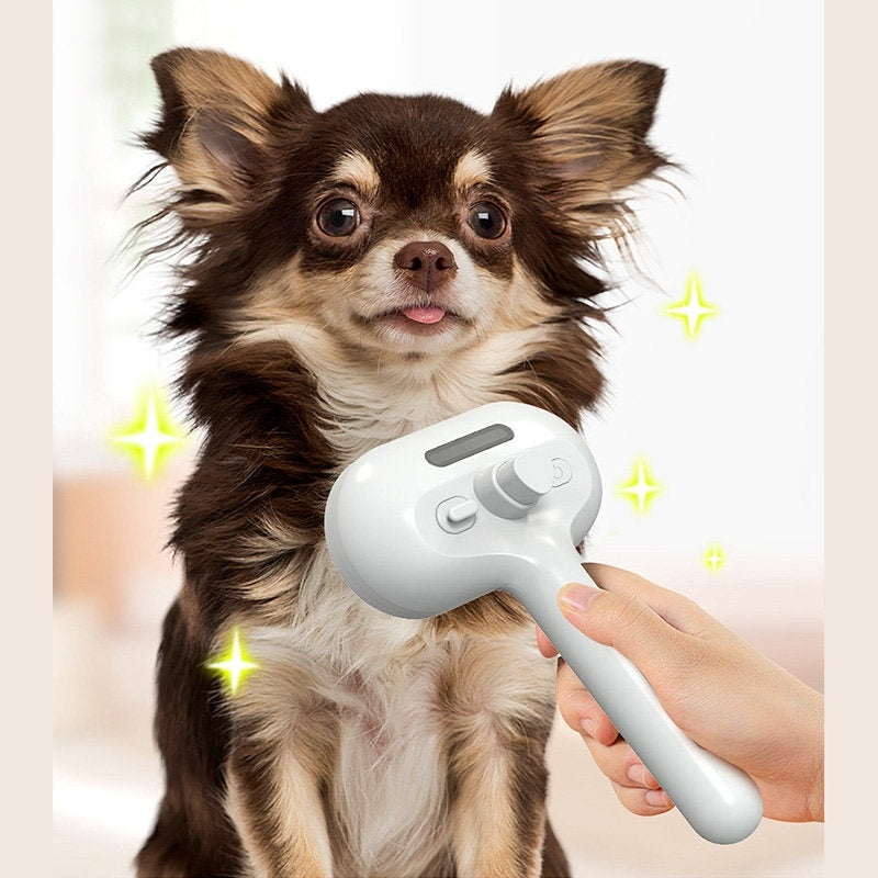 RK56 Self-Cleaning Pet Brush with Mist Spray – Detangle & Hydrate