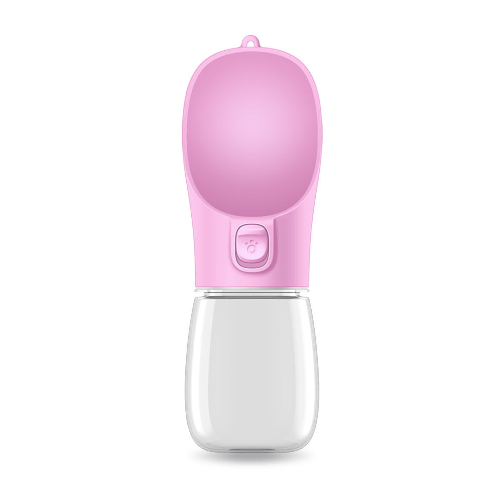 Portable Pet Water Bottle – Leak-Proof One-Button Dispenser for Dogs & Cats