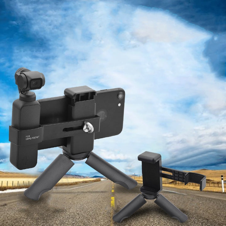 OSMO Pocket Tripod Stand with Phone Clip – Portable & Stable Camera Mount for Vlogging – tech-gadget