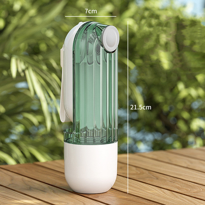 Portable Pet Water Dispenser – One-Handed Travel Bottle for Dogs & Cats