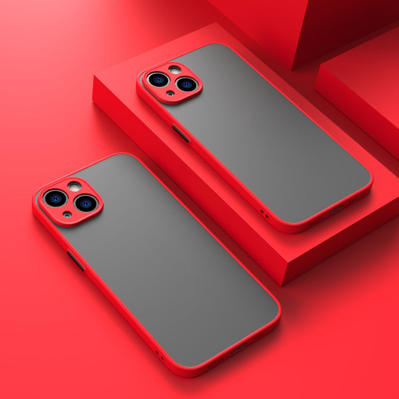 Solid Color TPU iPhone Case – Slim Minimalist Shockproof Back Cover