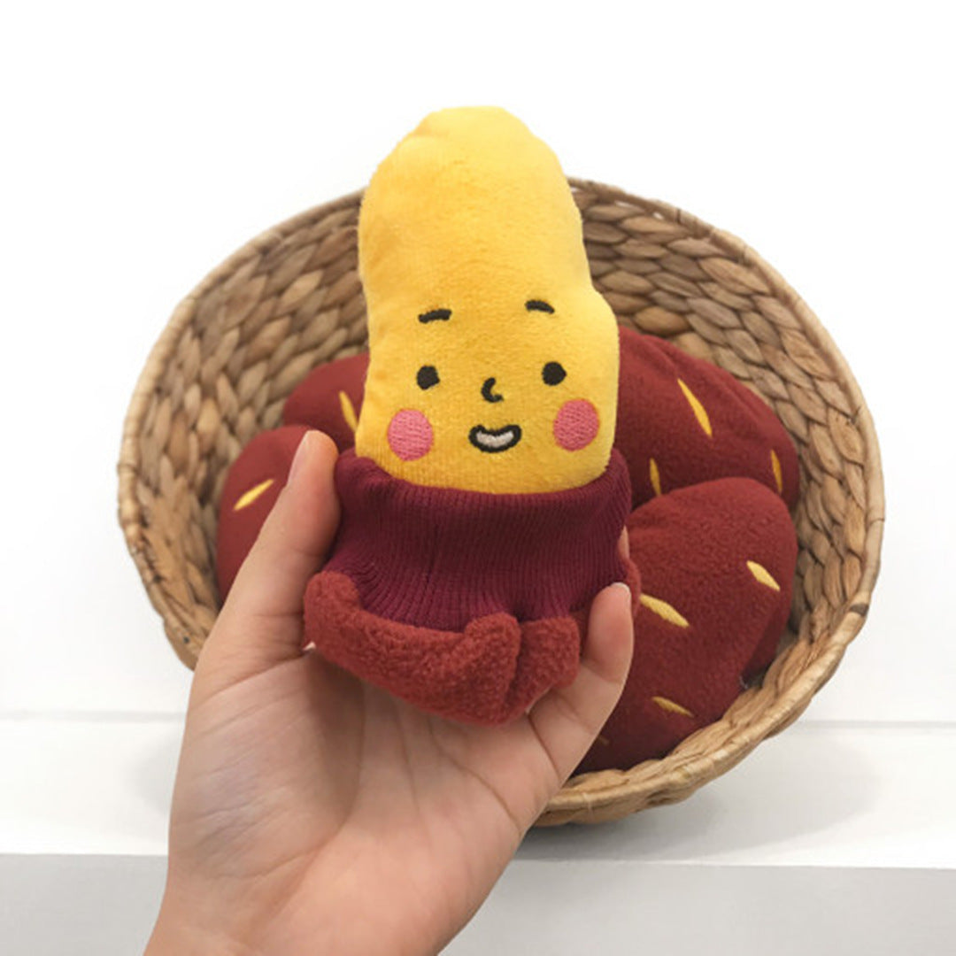 ZUI Sweet Potato Dog Puzzle Toy – Interactive Treat-Hiding Toy for Mental Stimulation