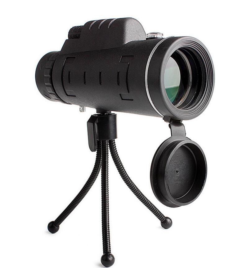 40x60 Monocular Telescope with Tripod & Phone Clip – Outdoor Spotting Scope for iPhone – tech-gadget