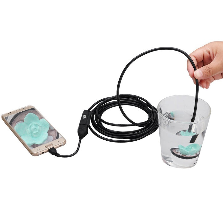 7mm USB Endoscope Camera – Waterproof Inspection Borescope for Android & PC – tech-gadget
