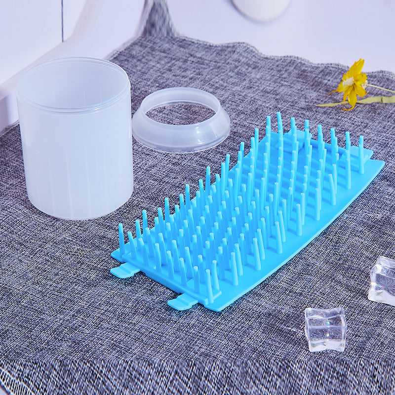 Pet Paw Cleaner Cup – 360° Soft Bristle Cleaner for Dogs & Cats