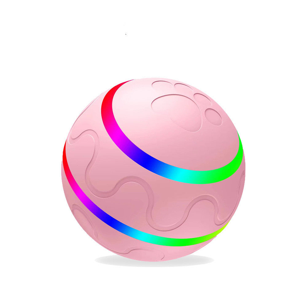 Interactive Smart Rolling Cat Ball Toy – USB Rechargeable | Auto Movement & Remote Control