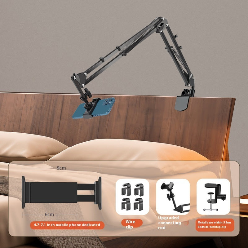 Folding Bedside Phone Holder | Lazy Mount, Adjustable