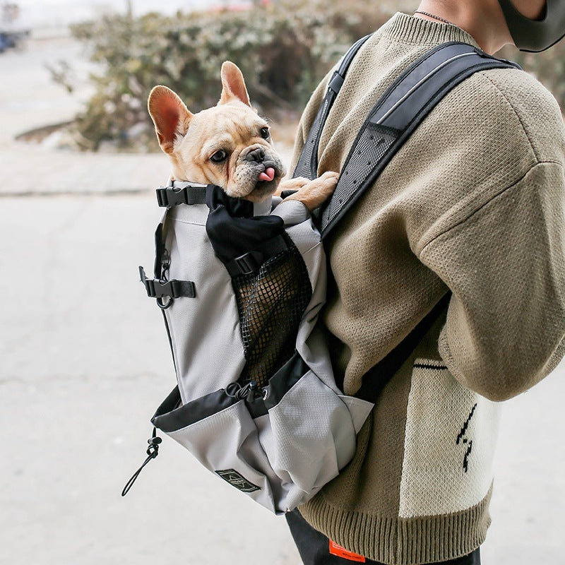 Breathable Polyester Pet Carrier Bag – Travel Tote for Cats & Small Dogs