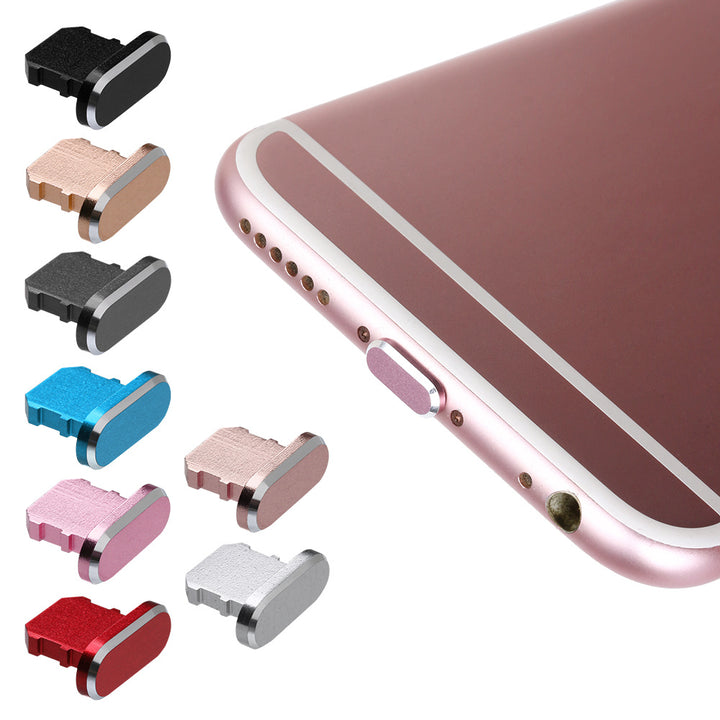 Aluminum Lightning Port Dust Plug for iPhone – Sleek Charging Port Protector – cleaning-tool